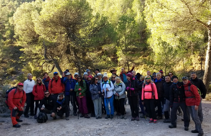 Los senderistas sexitanos finalizaron el programa de este ao con una ruta por el Parque Natural de Almijar y Tejeda.